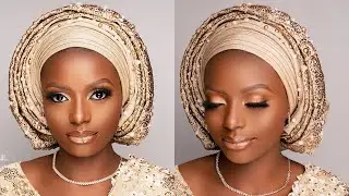 A detailed Nude Bridal Makeup Tutorial | makeup tutorial for beginners using neutral tones