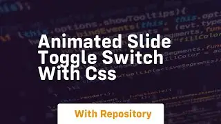 animated slide toggle switch with css