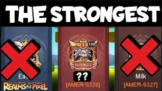 THE STRONGEST PLAYER AND TEAM??? REALMS OF PIXEL 
