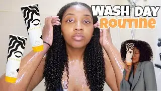 PATTERN BEAUTY | WASH DAY FOR LOW POROSITY HAIR | HYDRATING SHAMPOO & HEAVY CONDITIONER