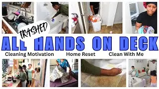 FULL HOUSE CLEAN!!! | Real Life Cleaning Motivation