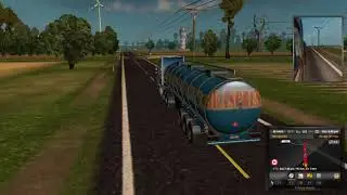 Euro Truck Simulator 2 epic crash at a speed bump but successful cargo delivery to Uruguay