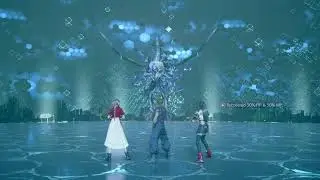 Final Fantasy 7 Remake - Bahamut and Ifrit stunlocked Boss Battle (Hard Mode)