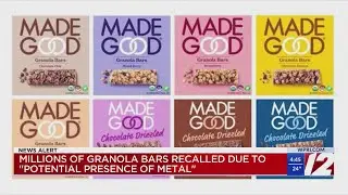 FDA updates granola bar recall