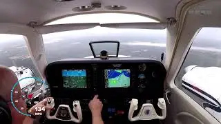 G58 Baron approach and landing ILM