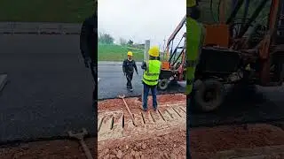 Install the barrier on the new road #shorts