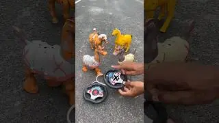 2Two remote control Camel 🐪 and Deer 🦌 Unboxing#shorts #toys #animals #deer #unboxing 100