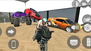 IBD3D #136​ - Koenigsegg Monster Truck Indian Bike Driving 3D T-Rex Attack 2025 - Android Gameplay