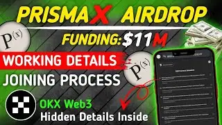 PrismaX.Ai Airdrop Full Details | OKX Web3 Wallet Airdrop | Highest Funding Airdrop #Tecnicalfact
