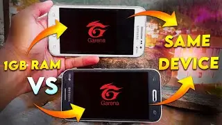 1GB Vs 1GB Ram Same Device Free Fire Test