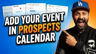 How to add your event in prospects calendar