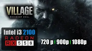 Test de rendimiento en Resident Evil Village | RX 550 de 2GB