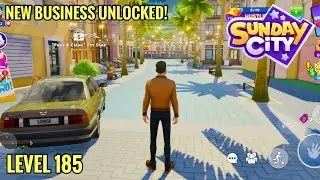 Sunday City: Life Simulator | iOS | Level 185 | New Business Unlocked: Laundry | iPhone 17 Pro Max