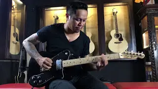 Sample Sound Gitar Elektrik Fender Japan Exclusive Classic 72 Telecaster Custom Black