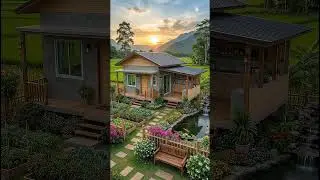 Renovate old house with fish pond