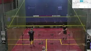Patrick Rooney - Miko &Auml;ij&auml;nen (England vs Finland) - ESF European Team Squash Championships 2023