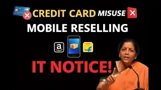 Credit Card Use करने वालो के लिए Warning | INCOME TAX Notice Explained