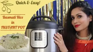 Instant Pot Basmati Rice Recipe | बासमती चावल की विधि in Instant Pot