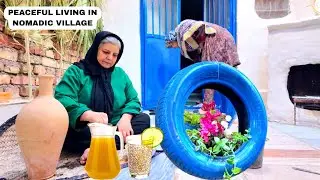 Village Family Life | From Cleaning & Painting to Making a Refreshing Drink🌿😍