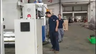 Printing stretch film machine producing printing film&nbsp;for indian customer in Wintech Plastic