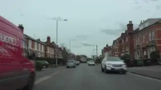 Driving On Bromyard Road, St Johns & Tybridge Street, Worcester, Worcestershire, England