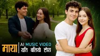 MAYA YATI BALIYO HOS || AI MUSIC VIDEO || By Chahana Pradhan || New Nepali Song 2025
