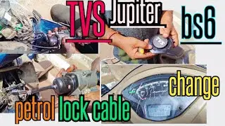 TVS Jupiter bs6 petrol lock cable change in Tamil#youtubevideos