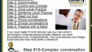 Reduce Your Foreign Accent in 10 Steps: Step #10 -  Use Your New Skills in Complex Conversations