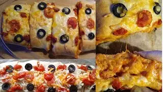 Kids favorite chicken pizza parcel recipe 😋🍕 very easy and delicious 👍