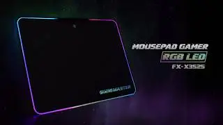 [MOUSEPAD RGB COM DIVERSOS EFEITOS LEDS] Mousepad Gamer FX-X3525 RGB LED K-MEX| Gaming Master