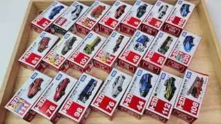 ASMR Unboxing the original Tomica, Opening 27 Tomica Long Vehicle, Fire Truck Department,Lamborghini