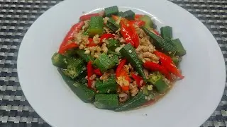 Stir Fry Okra/Lady Finger/Simple Chinese dish