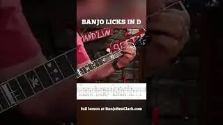PART1: Banjo Licks You Need To Know in D!🪕