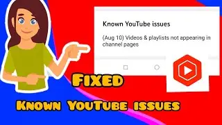 Known YouTube Issues||Fixed||Videos and playlists not appear in channel pages|@JevSquadTV
