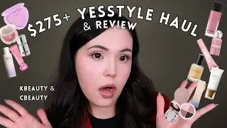 HUGE YESSTYLE HAUL + REVIEW | Korean Makeup & Chinese Makeup Review!