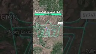 Farewell 747 flight #boeing #748 #747 #lastone #shorts #shortsclip #youtube #youtubeuser