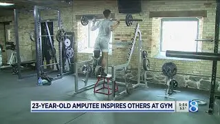 Man who lost leg inspires beyond the weight room