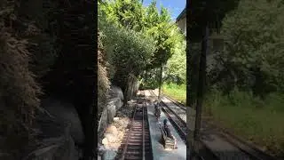Bergstrecke Talfahrt, F&uuml;hrerstandsfahrt.