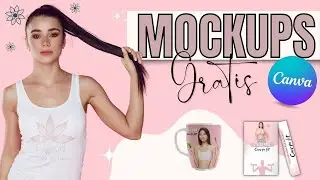 💟 Crea MOCKUPS para tu marca GRATIS con CANVA 💫  Diseños hermosos y gratuitos ♥️