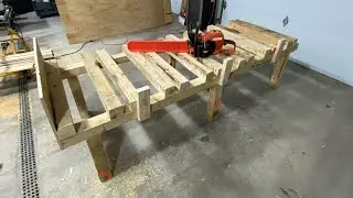 Log Bucking Table and more, Firewood on Thanksgiving