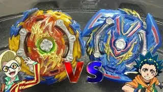 Wizard Fafnir Vs Slash Valkyrie |Beyblade burst GT/Rise Battle
