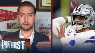 Dak, Cowboys reportedly not close to multi-year deal &mdash; Nick Wright reacts | NFL | FIRST THINGS FIRST