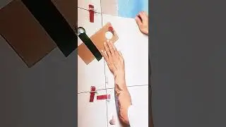 Skills for marking the hole - opening positions on wall tiles 🧱🔍🖌️