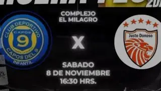 Partido de capos del 9 VS Justo Donoso T1