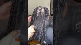 Distressed locs aftercare #distressedlocs #distressedboblocs #butterflylocs #butterflyboblocs