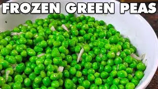 How To Cook FROZEN Green Peas You Will Want To Eat