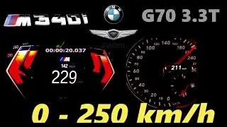 ⚡ BMW M340i (374 HP) vs Genesis G70 3.3T (370 HP) DRAG RACE 0 - 250km/h | 100 - 200 km/h