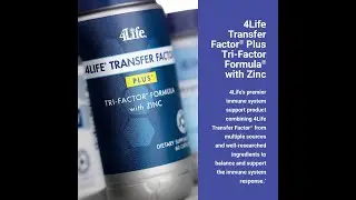 4Life Transfer Factor Plus Tri-Factor Formula &ndash; Immune System Support with Zinc