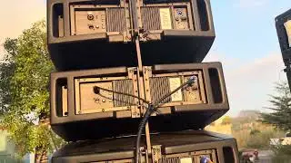 Đồng bộ line array k&eacute;p 25 + sub k&eacute;p 50. To&agrave;n bộ active. Nhập khẩu LA-SoundX. Lh 0967851866