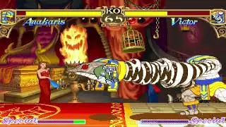Anakaris vs Victor - Vampire The Night Warriors